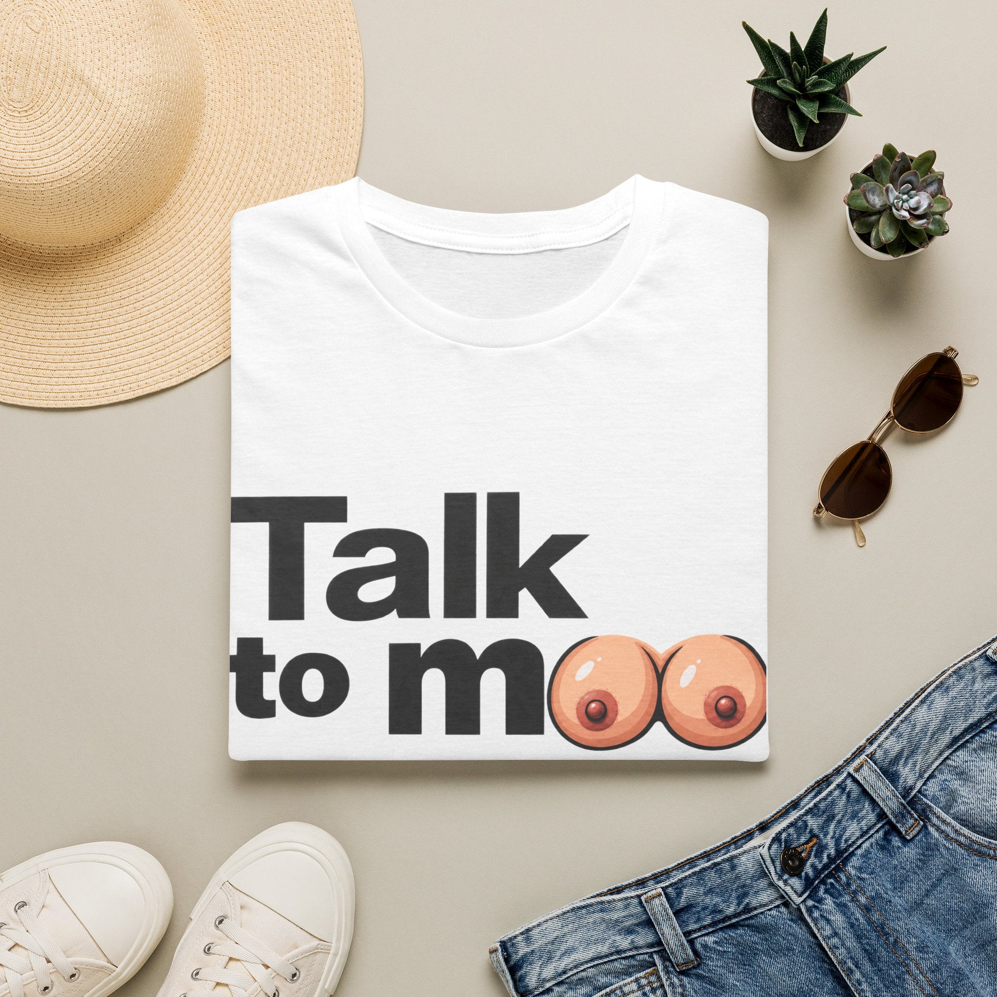 Talk to the Tits - T-shirt